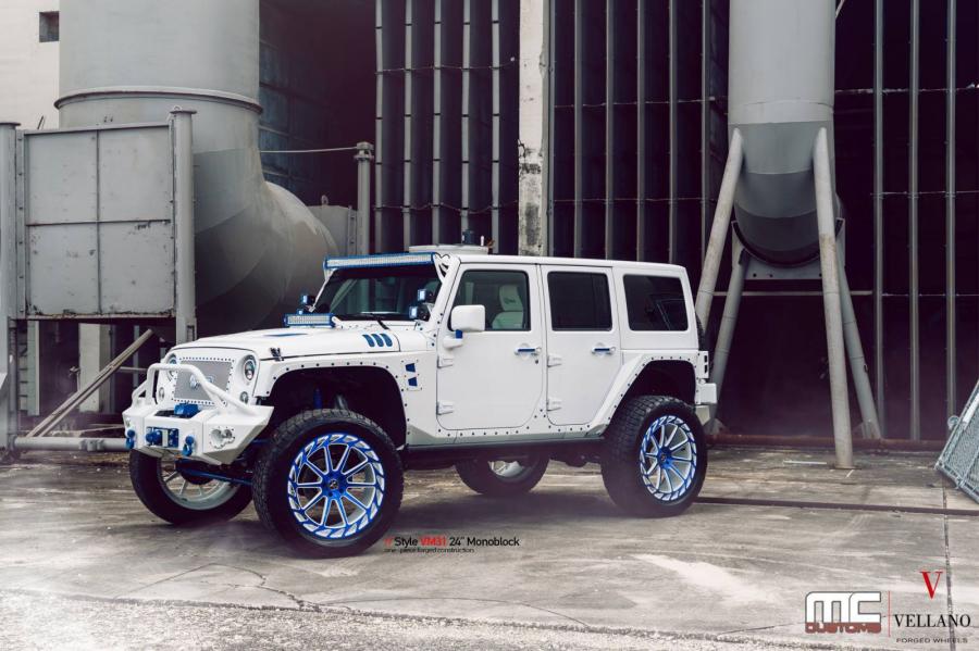  Jeep Wrangler by MC Customs on Vellano Wheels 2015 года  (фото 2 из 9)
